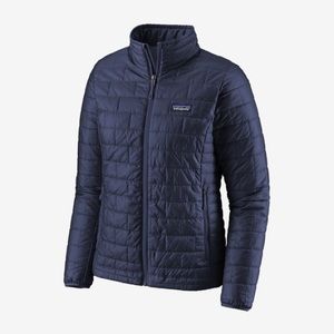 Patagonia Womens Nano Puff Jacket Navy Large NWT